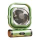 thumbnail image 2 of Ventilador de Camping al aire libre con ventilador de mesa ligero ventiladores personales rotación de 360  degree práctico ventilador portátil ventilador de Verde, 2 of 8