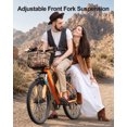 thumbnail image 4 of 26" Electric Bike for Adults 1200W Peak Step over E Bikes 25 mph Adult Electric Bicycles up to 70 Miles Range 36V 12.8AH Battery Front Fork Suspension Ebike 7-Speed E-Mountain Bikes, UL2849 by SGS, 4 of 8