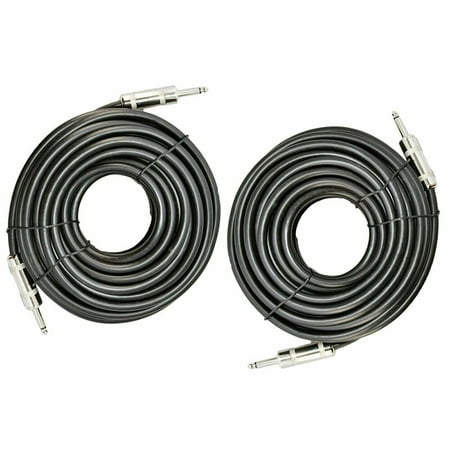 2 MK Audio MKQQM50 1/4 to 1/4 50 FT. True 12 Gauge Wire PA DJ Pro Audio Speaker Cable