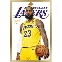 NBA Los Angeles Lakers - LeBron James Feature Series 23 Wall Poster, 22.375" x 34" Framed
