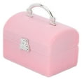 thumbnail image 1 of Ring Earring Box, Portable Exquisite Ring Storage Box  For Storing Earrings For Storing Rings Pink, 1 of 8