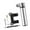 Silver and Bracket, variant on Siruishop 120 PSI Tire Pump Aluminium Alloy CNC Universal High Pressure Mini Bike Pump Gold and Bracket