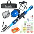 thumbnail image 1 of Doorslay Spinning Rod,Telescopic Pole Box Net Telescopic Pole Reel Combo With Pole Box And Stool Net Telescopic Combo With Collapsible Huiop Collapsible Stool Net With Collapsible Stool Rod And Reel, 1 of 7