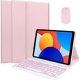 thumbnail image 1 of Funda de Teclado Retroiluminado Rosa de 7 Colores con Mouse para Xiaomi Redmi Pad SE 8.7 Inch 2024, 1 of 7