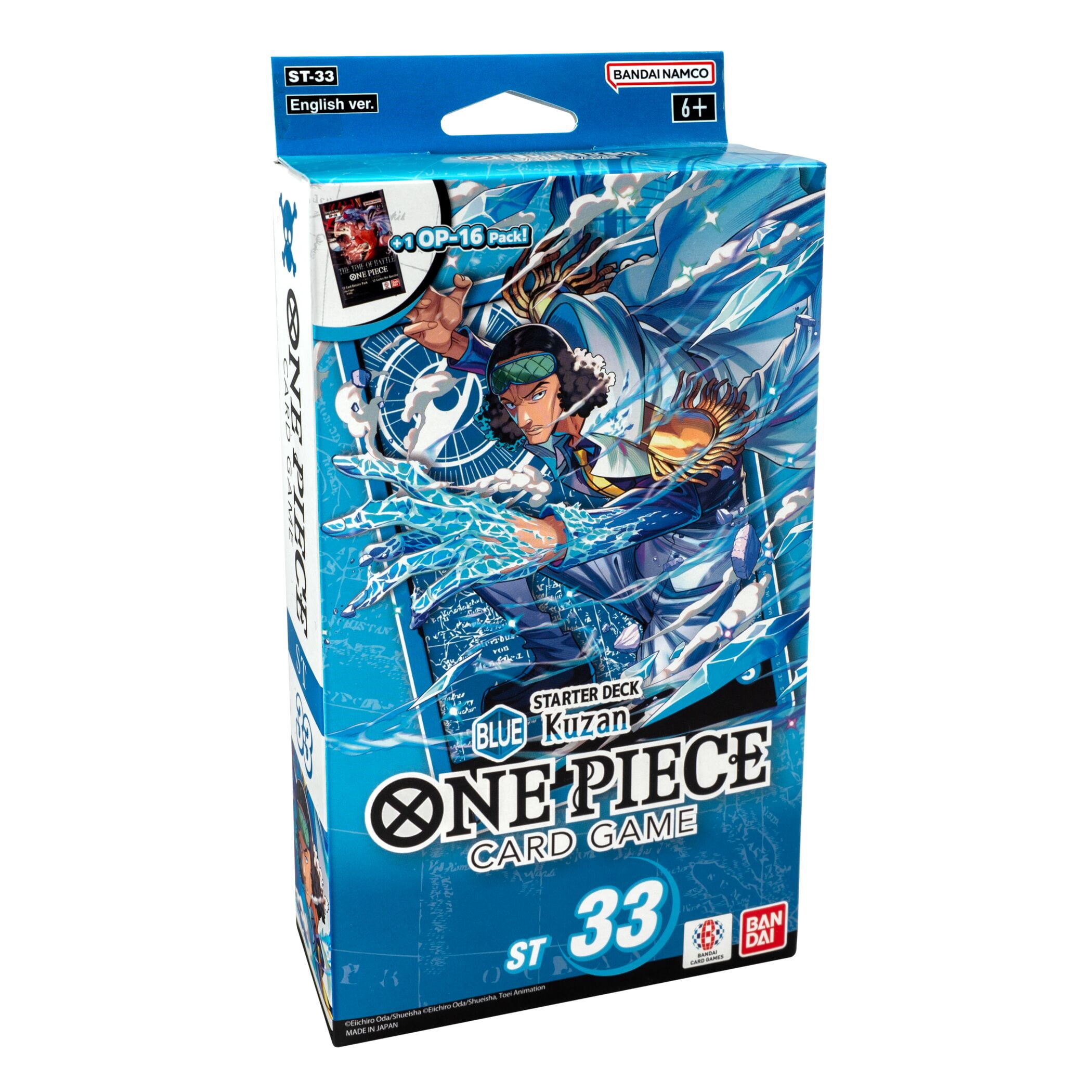Bandai One Piece Trading Card Games Blue Kuzan ST-33 Starter Deck