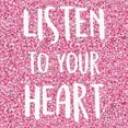 thumbnail image 2 of Allen, Kimberly 26x26 White Modern Wood Framed Museum Art Print Titled - Listen to Your Heart, 2 of 4