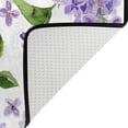 thumbnail image 5 of Dreamtimes Stylish Purple Lavender Area Rug, 36"x24" Season Flowers Floor Carpet Non-Slip Washable Indoor Door Mat for Bedroom Kitchen Entryway Bathroom, 5 of 7