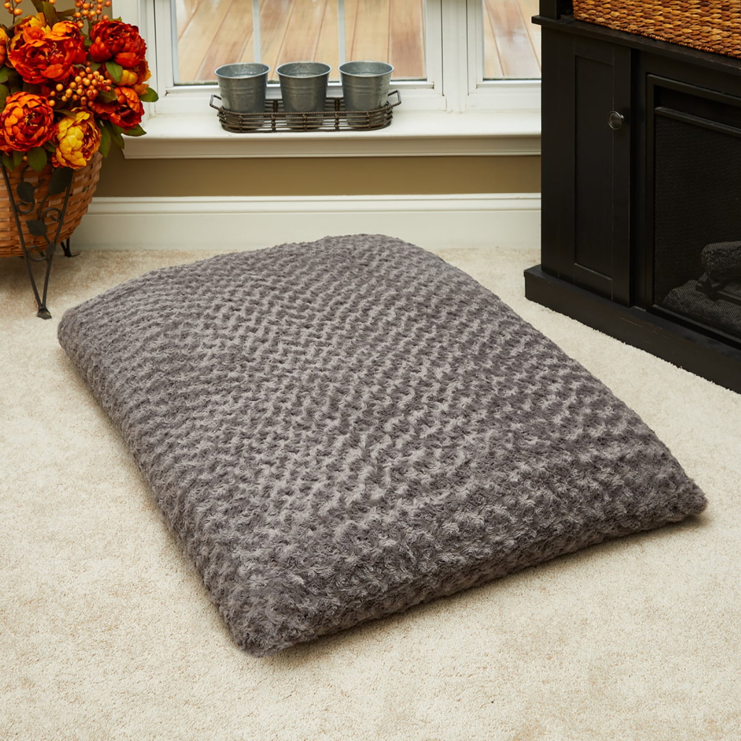 Pefilos 42"x32" Orthopedic Dog Bed for Medium Dogs and Cats, Waterproof Dog Sofa Beds, Supportive Foam Pet Couch Bed with Removable Washable Cover, Gray Pefilos 42"x32" Orthopedic Dog Bed for Medium Dogs and Cats, Waterproof Dog Sofa Beds, Supportive Foam Pet Couch Bed with Removable Washable Cover, Gray