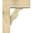 thumbnail image 3 of Ekena Millwork 8"W x 22"D x 26"H Funston Block Rough Sawn Bracket w/ Offset Brace, Douglas Fir, 3 of 25