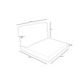 thumbnail image 3 of TK Coussin d'Extérieur Classique 4" pour Chaise en Voile Blanche, 3 of 3