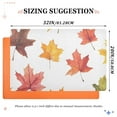 thumbnail image 6 of Yayeee Doormat for Indoor Entrance 32" x 20" Non Slippery Floor Rug, White Autumn Leaves, 6 of 8