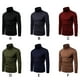 thumbnail image 3 of Guardurnaity Camisa térmica de algodón de cuello alto para hombre, jersey de manga larga de Color sólido, ropa interior para dormir en casa y en la escuela Ropa interior Azul oscuro S Guardurnaity AP013664-13, 3 of 6