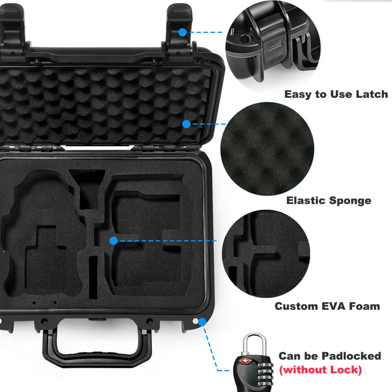Lekufee Waterproof Hard Case Compatible with DJI Mini 2 SE/DJI