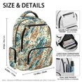 thumbnail image 5 of Chririnla Abstract Brushstroke & Speckle Pattern Lightweight School Bag for Middle School Daily Use, Side Pockets Padded Shoulder 600D Polyester School Backpack, 5 of 10