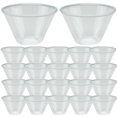thumbnail image 1 of Tazas de jugo transparente de 100 piezas de agua desechables para tazas de cerveza de avión de fiesta, 1 of 4