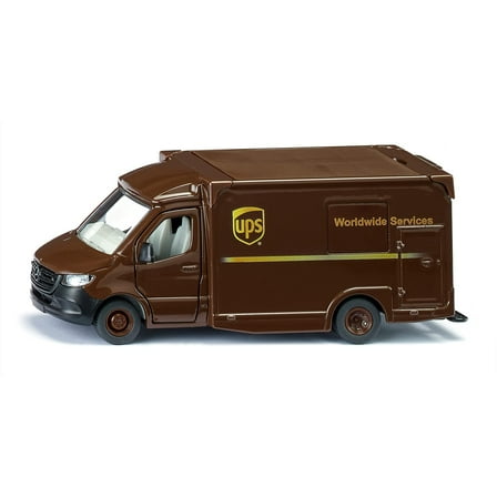 Siku 1920, UPS Delivery Truck, Mercedes-Benz Sprinter, 1:50, Metal/Plastic, Brown, Movable Parts