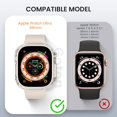 thumbnail image 3 of [2 Pack] for Apple Watch Ultra Case 49mm [NO Screen Protector], Apple Watch Ultra 49mm Case with Hard PC & All-Around Edge Shockproof Protective & Ultra-Thin Bumper Cover for iWatch Ultra 49mm, 3 of 5