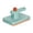 Green, variant on No-Touch Snap Grip Mini Mop, 5.9" Handheld Clamp Cleaning Tool with Quick Change Button for Cloths Towels Wipes, Multi-Surface Cleaner for Glass Desktop Floor and Home Surfaces, Green