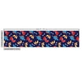 thumbnail image 2 of Ambesonne Dinosaur Fabric by the Yard Upholstery, Dino Funny Expressions, 5 Yards, Navy Blue Orange Red, 2 of 4