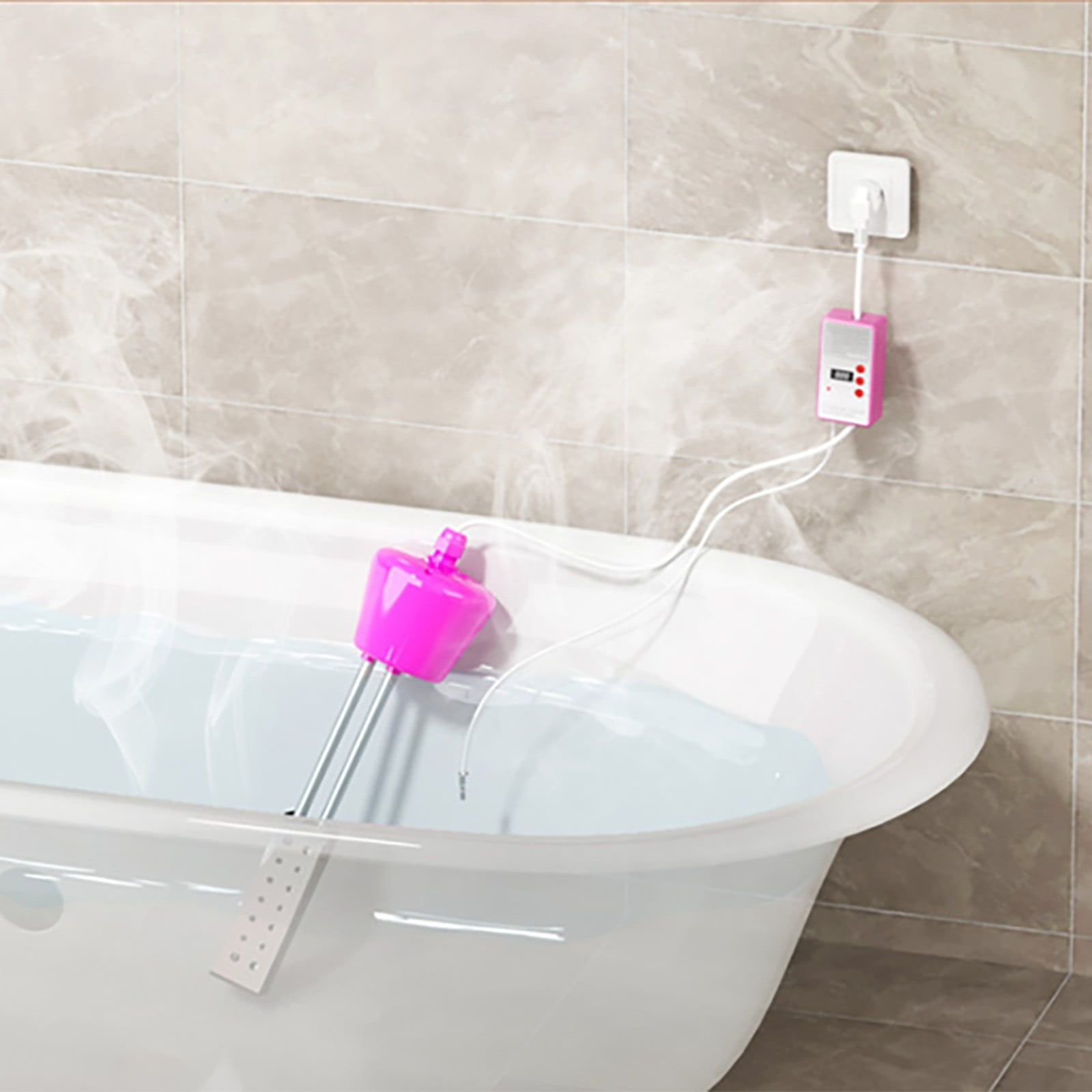 erfcxs Portable 1500W Smart Water Heater for Above Ground Swimming Pools and Outdoor Hot Tubs