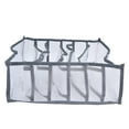 thumbnail image 2 of Caja de almacenamiento de calcetines Jadeshay organizador de ropa interior malla plegable resistente, 2 of 12
