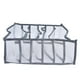 thumbnail image 2 of Divisor de cajón plegable, organizador de ropa interior, contenedor de sujetadores de malla plegable, cajas de almacenamiento de armario de primera línea, 2 of 12