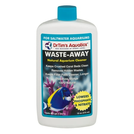 dr tims saltwater waste away nitrate and phosphate remover 16 oz