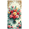 thumbnail image 3 of Floral Backdrop Decoration with Daisies Pattern Perfect for Photography Props Party Supplies Event Background Banner Wedding Decor, 3 of 4
