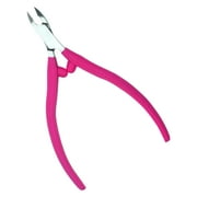 Stainless Steel Cuticle ming, Nail Cuticle Remover Tools, Care Cutter for Home Fingernail Toenail - Pink, 11.5x6cm