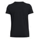 thumbnail image 3 of Camiseta Under Armour Rival Core de manga corta para mujer, talla XL, color negro, 3 of 3