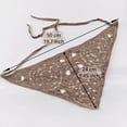 thumbnail image 5 of Rodiuiu Knitted Triangle Scarf with Adjustable Strap, Hollow Crochet Design Headscarf, Multi-Purpose Headband Turban Hair Accessory for Travel And Daily Wear, 5 of 8
