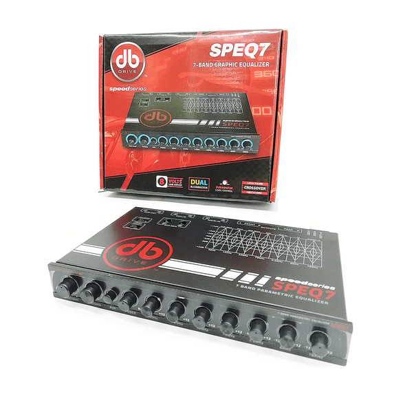 Ecualizador Paramétrico 7 Bandas DB Drive SPEQ7 8 Volts DB Drive SPEQ7