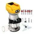 thumbnail image 2 of Cordless Router, Compact Router Kit Aluminum Base 12000 To 30000 RPM  for DCB Series 20V Battery for Wood Trimming, 2 of 7