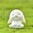 thumbnail image 2 of Bearachild 7 Uds. Modelos de conejitos de Pascua en miniatura estatuilla de animales juego de juegos de adornos en miniatura para jardín de hadas DIY Decoración del hogar Bearachild HA034969-00, 2 of 6