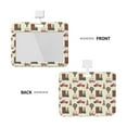thumbnail image 2 of Susaid Retro Steampunk Vehicle1 Print ID Badge Holder with Double-Sided Windows Horizontal Hard Plastic Case Black Card Protector Pouch for Office School ID Credit Cards, 2 of 7