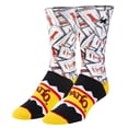 thumbnail image 2 of Odd Sox, Tapatio Hot Sauce Socks, Fun Novelty Men's Crew, Crazy Graphic Print, Large, 2 of 7
