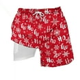 thumbnail image 2 of Letdown Mens Swim Trunks With Compression Liner 2 in 1 Mens Swim Trunks 7 Inch Swim Shorts Swim Suits Board Shorts Swimming Shorts Swimwear Bathing Suits (Red,S), 2 of 3