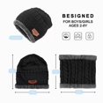 thumbnail image 3 of Niño 3en1 Gorro Bufanda Guantes Cuello Unisex Invierno Frío, 3 of 8