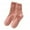 Dark Pink, variant on 1 Pair Winter Socks Thickened Plush Mid-tube High Elasticity Heart Embroidery Socks Floor Socks Comfort Warmth Sleeping Socks
