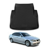 OMAC Cargo Mats Liner for BMW 3 Series E90 Sedan 2004-2011 Rubber TPE Black 1Pc
