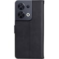 thumbnail image 5 of Oppo Reno 8 5G Wallet Phone Case with Card Holder for Women, Reno8 5G Case Luxury Simple Solid Color PU Leather Flip Case Cover for Oppo Reno 8 5G CS Black, 5 of 18