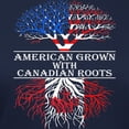 thumbnail image 3 of CafePress - American Grown With Canadian Roots T Shirt - Women's Traditional Fit Dark T-Shirt, 3 of 4