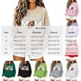 thumbnail image 3 of Karight Women's Football Mom Graphic Crewneck Sweatshirt Long Sleeve Casual Pullover Top, 3 of 6