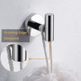 thumbnail image 6 of Towel Coat Hook Polished Chrome Stainless Steel Bathroom Clothes Cabinet Closet Sponges Robe Hook Wall Mounted Round Kitchen Heavy Duty Door Hanger 2 Packs, 6 of 7