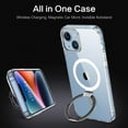thumbnail image 5 of for iPhone 14  Case, iPhone 13 Case with Invisible Stand [Compatible with Magsafe], Full Body Protective Cover Slim Shockproof Kickstand Phone Case for Apple iPhone 13/14 6.1", Clear, 5 of 17