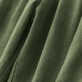 thumbnail image 4 of Womens Work Pants Work Pants for Women Ladies' Loose Casual Solid Color Linen Elastic Waistband Pocket Pants Long Pants Green Xl, 4 of 9