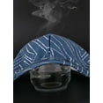 thumbnail image 3 of Unisex Breathable Reusable Face Masks,Blue/White Maze, 3 of 4