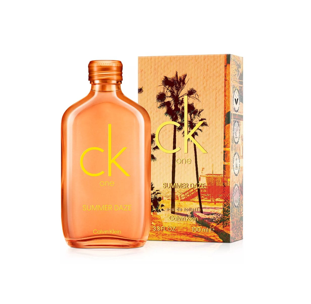 Calvin Klein CK One Summer Daze  oz EDT spray womens perfume 100ml NIB -  