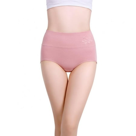 

Womens Cotton Underwear High Waist Postpartum Panties Full Coverage Soft Comfortable Briefs Panty
