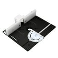 thumbnail image 1 of Router Table Insert Plate, Metal Router Flip Board Aluminum Woodworking Insert Base Plate Router Insert Plate Router Flip Plate with Angle Plate for Router Table Saw, 1 of 7